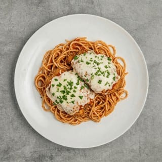 Chicken Parmigiana with Spaghetti Tray