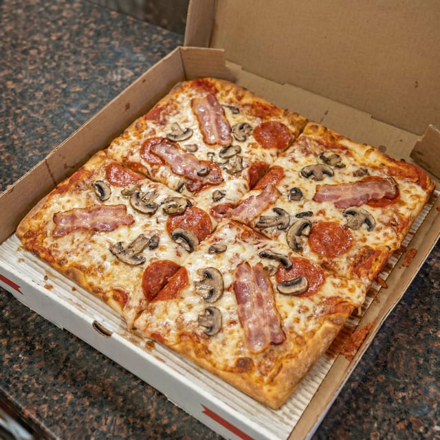Meat Lovers Pizza.