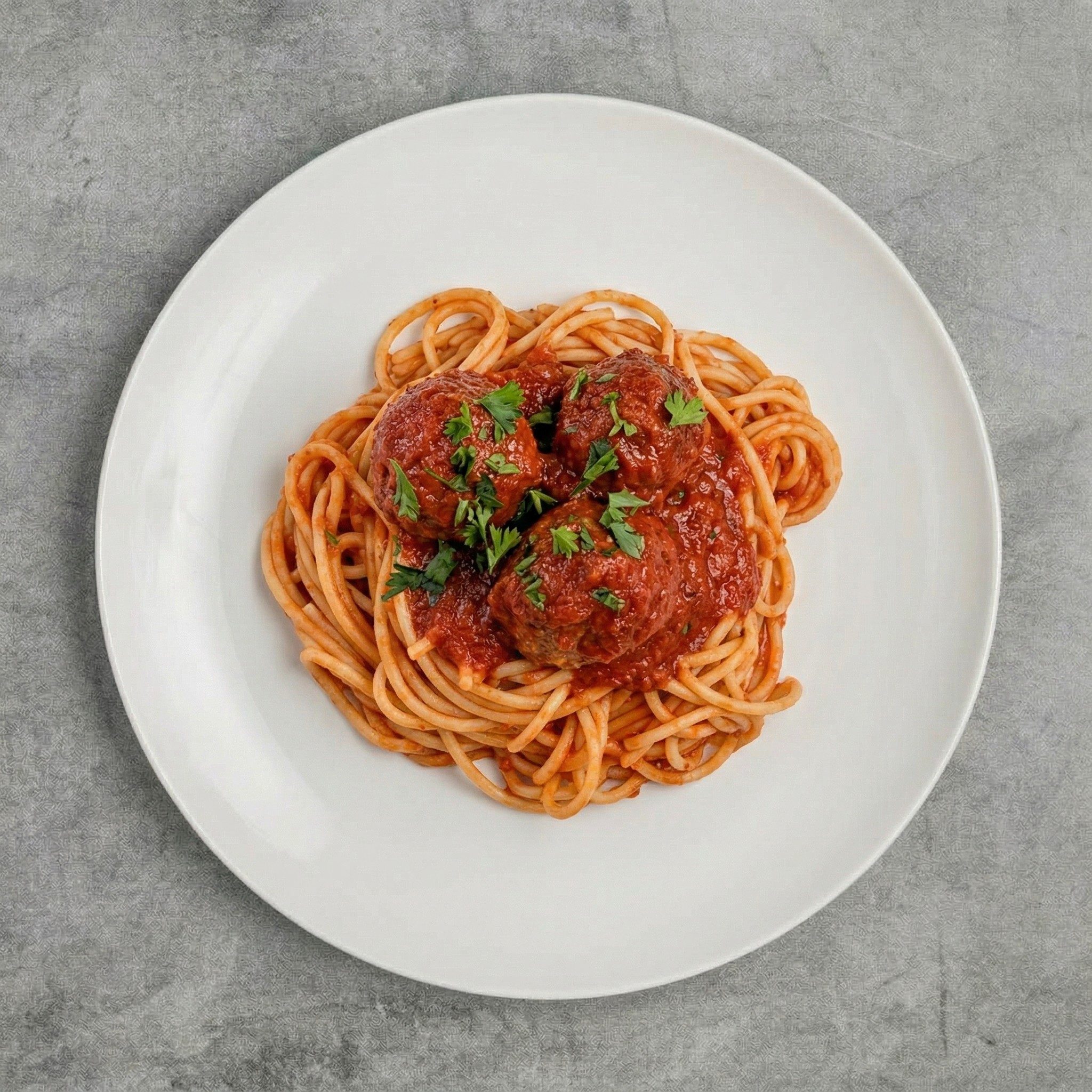 Spaghetti with Meatballs.