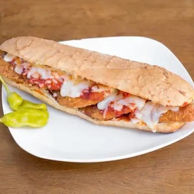 Chicken Parmigiana Sub.