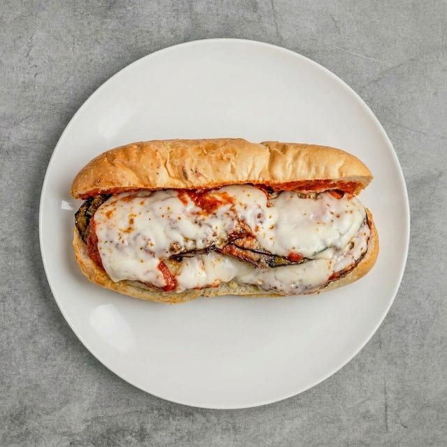 Eggplant Parmigiana Sub.